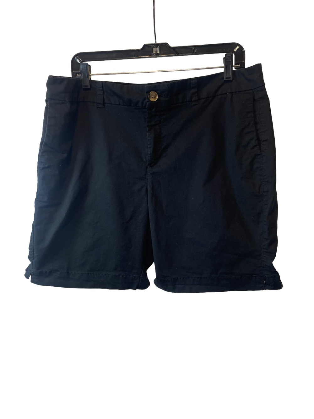 Old Navy Black Mid-Rise Bermuda Shorts Women’s Size 14